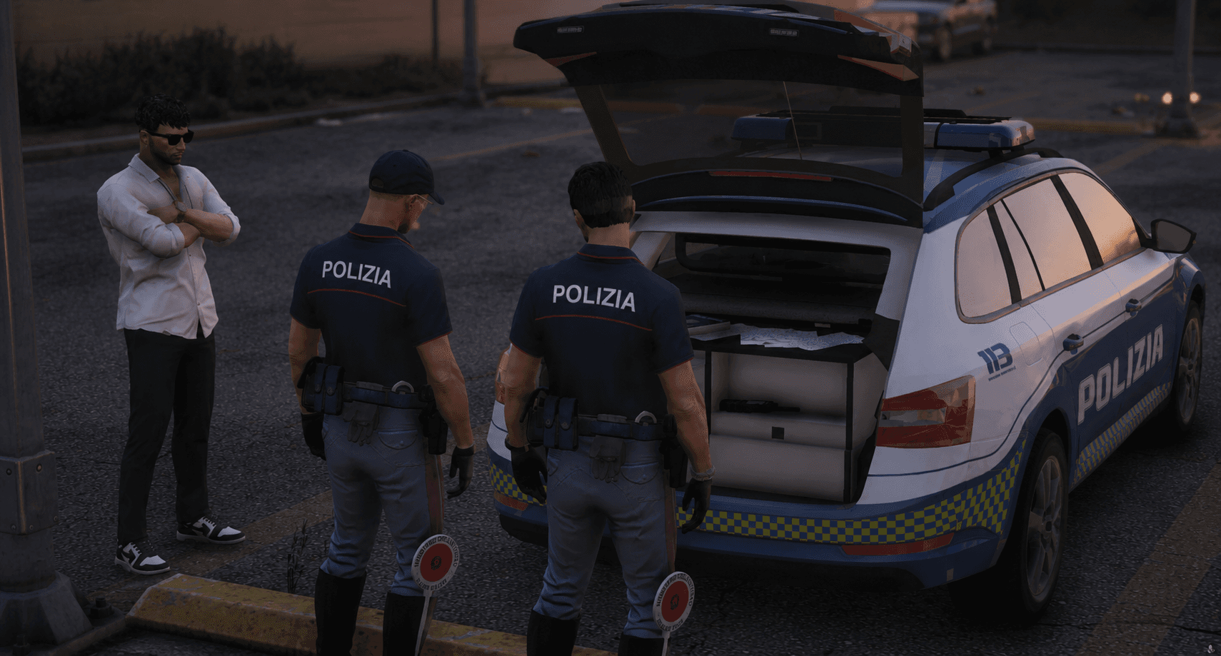 Controllo su strada
