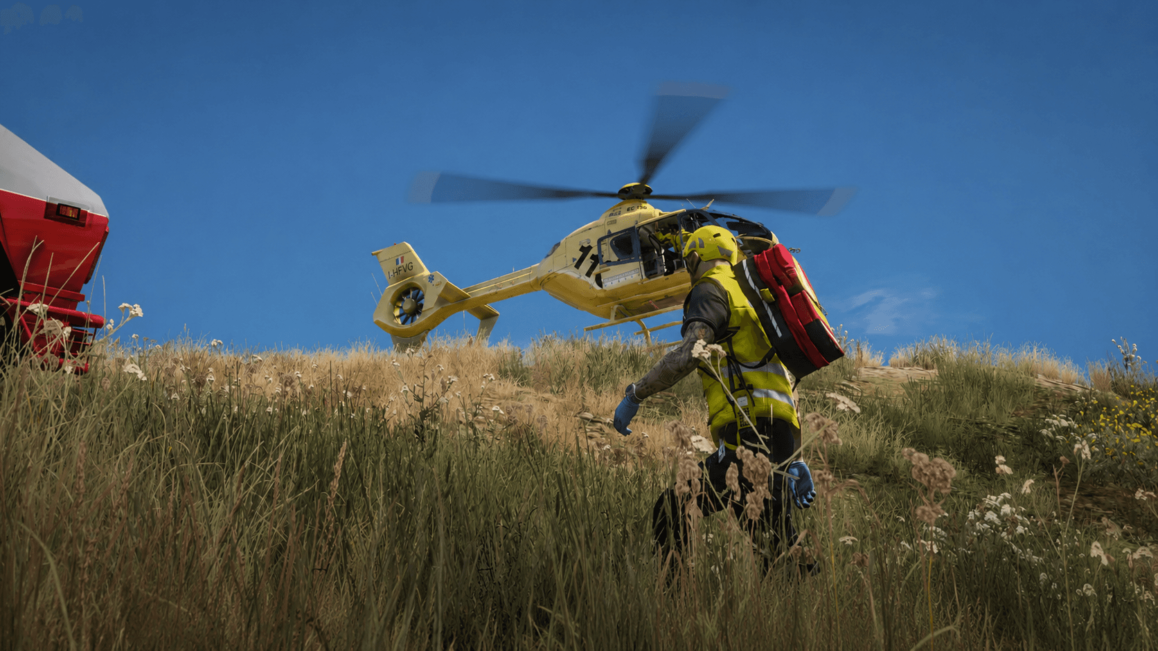 Intervento di soccorso aereo