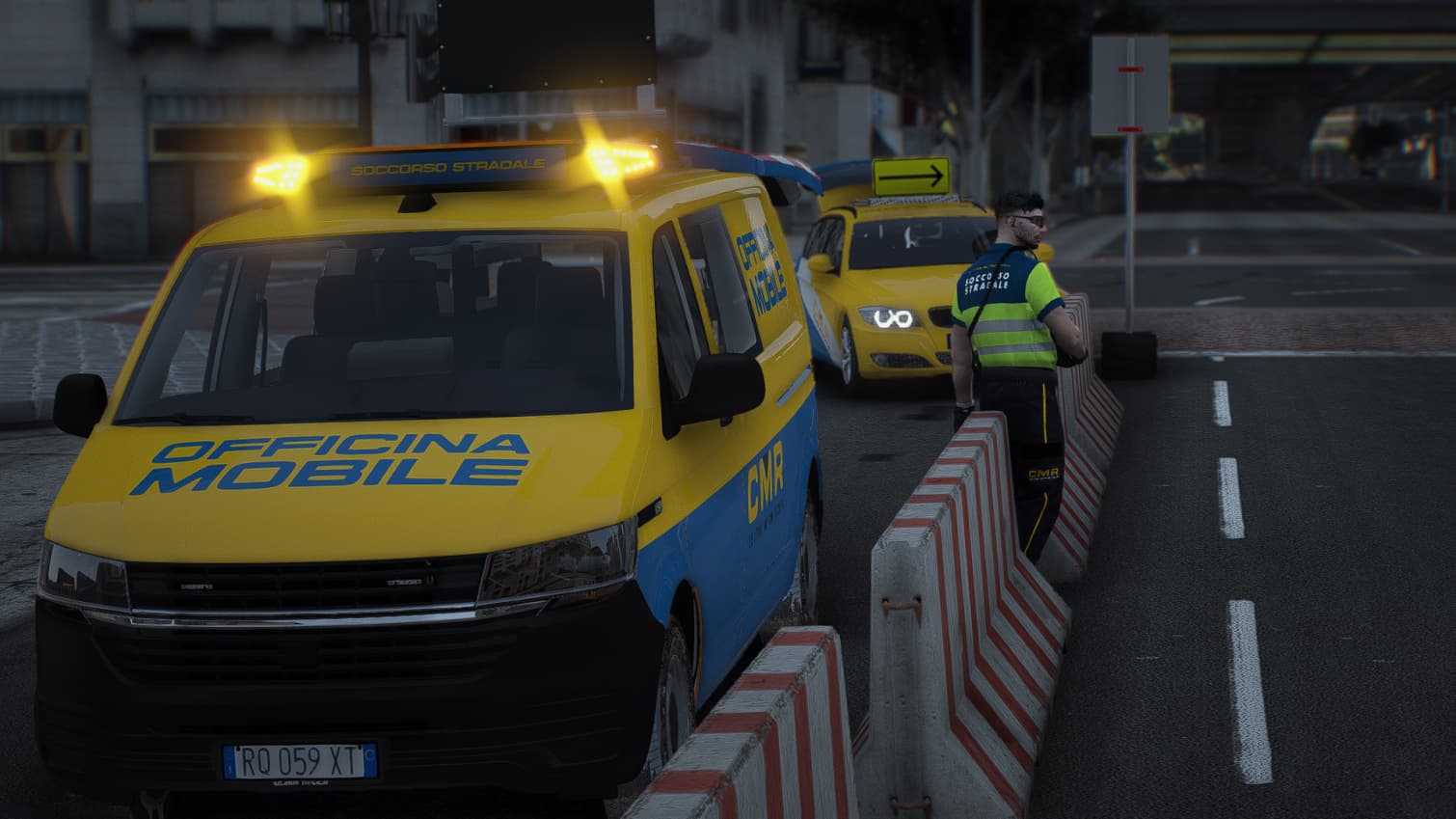 Soccorso stradale nel server Authentic Roleplay
