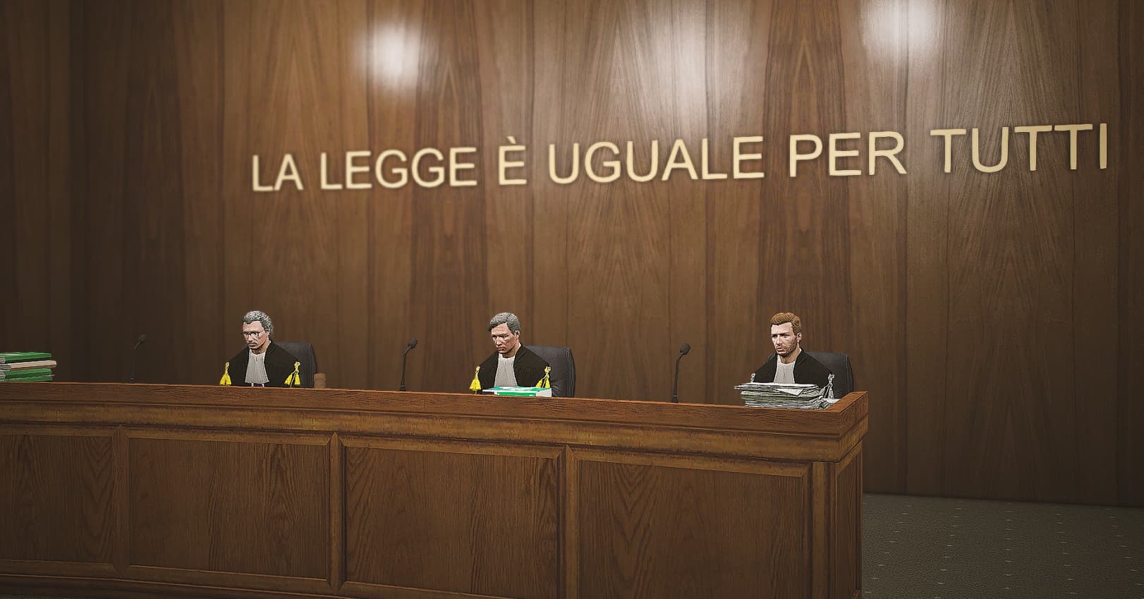 Scena in tribunale